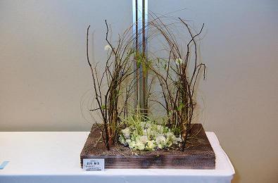 花心論フラワーショー2011中山佳巳出展作品 思い出の中で　〜何が見えますか？〜