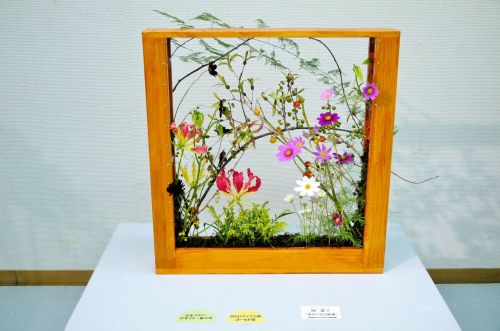 花心論フラワーショー2013久保数政出展作品 窓から見える秋風