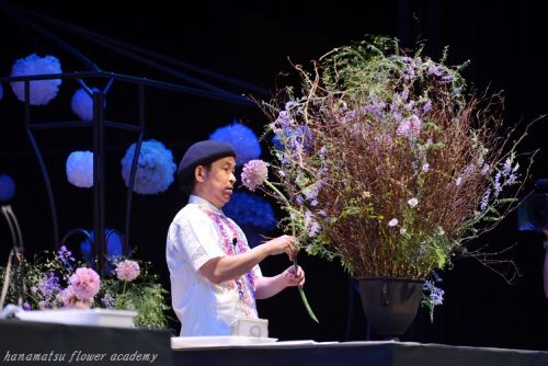 花心論フラワーショー2014 中村弘明 副島正英の様子 