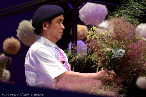 花心論フラワーショー2014 中村弘明 副島正英の様子 