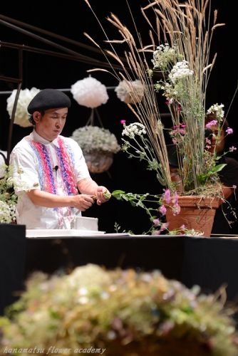 花心論フラワーショー2014 中村弘明 副島正英の様子 