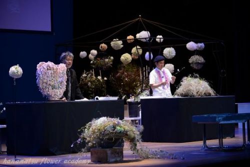 花心論フラワーショー2014 中村弘明 副島正英の様子 