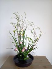 『芽吹き』枝物を使って